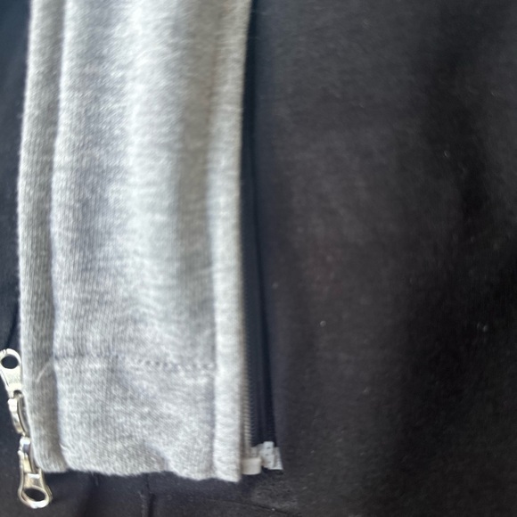 Central Park West Girls Black Blazer with Grey Hoodie Size S - Picture 3 of 3